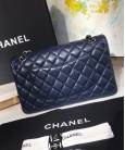 Сумка Medium Classic Double Flap Bag Navy Blue